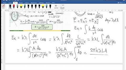 Lecture Video: Electric Field and Force (Continuous Charge Distributions) Part 2