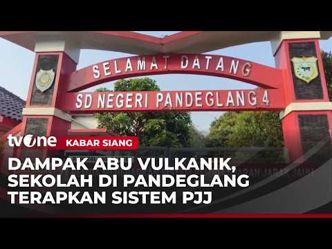 Schools in Pandeglang Shift to Remote Learning Due to Volcanic Ash | Afternoon News