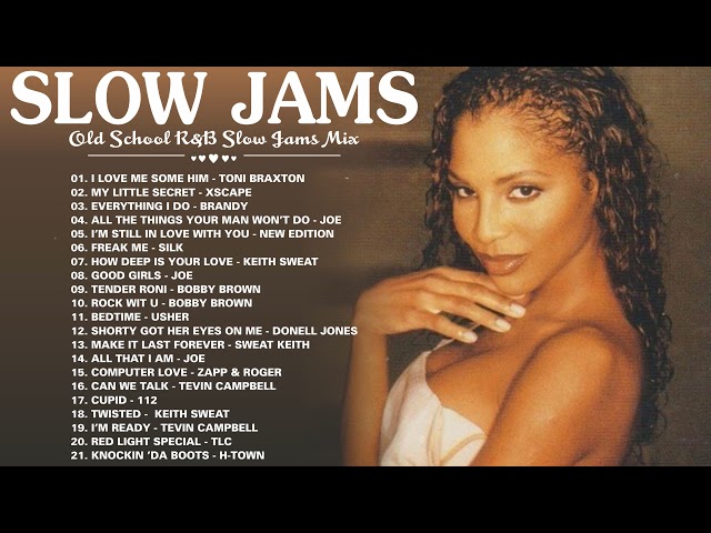 BEST 90S - 2000S SLOW JAMS MIX - Toni Braxton, Joe, Keith Sweat, Usher, TLC - R&B MIX 90S AND 2020 class=