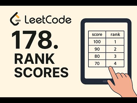 Rank Scores | Leetcode 178