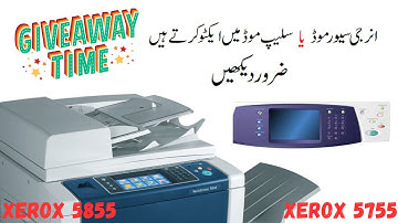 Free Giveaway | How To Modify the Energy Saver Settings (Power Saver Mode \\ Sleep Mode)@Xerox_5855