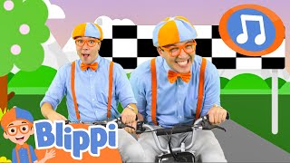 motorcycle song blippi kids learning videos exploring learning