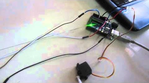 LDR, servo motor and ADC interfacing using Arduino Uno.