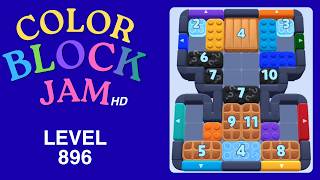 Color Block Jam Level 896 Solution Walkthrough