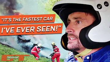 What injuries did Richard Hammond get from his crash?