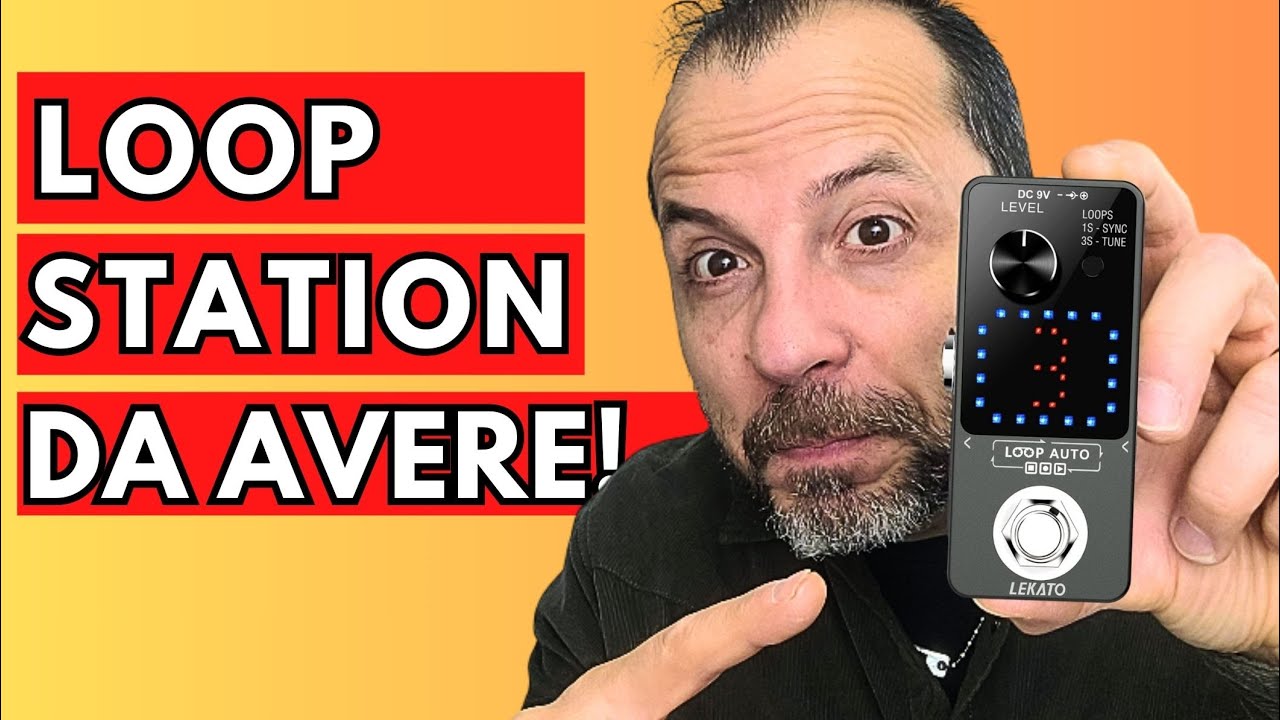 LOOP STATION ECONOMICA PER CHITARRA. Vediamo come si usa.LEKATO Triple Guitar Looper.