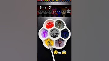 Sprunki color mixing 🎨✨ Guess shade (Part9) #sprunki  #colors  #asmr #colormixing