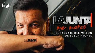 “LAJUNTA ME MARCÓ” | JC CUMPLIÓ CON EL TATUAJE DEL MILLÓN DE SUSCRIPTORES ❤️‍🔥