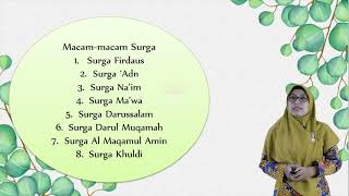  Pembelajaran Kelas 3 Mata Pelajaran Aqidah Akhlaq Bab 7 Surga Dan Neraka