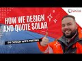 How we design and quote solar pv installations  live example including pricing