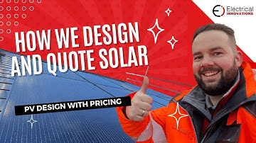 How We Design And Quote Solar PV installations - Live Example including pricing