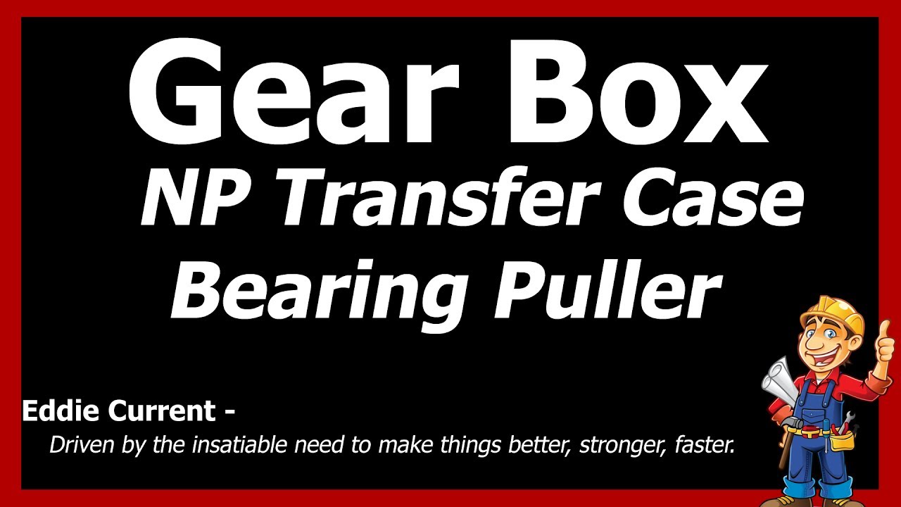 GM NP246 Transfer Case 3 Jaw Bearing Puller YouTube