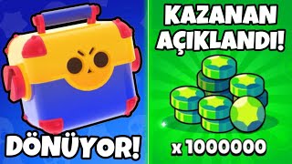 Mega Kutular Dönüyor? 1 Mi̇lyon Elmas Kazanan Oyuncu Ve Ücretsi̇z Efsanevi̇ Brawl Stars Brawl Talk
