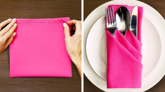 Valentine's Day Napkin Folding Ideas - Creative Ramblings