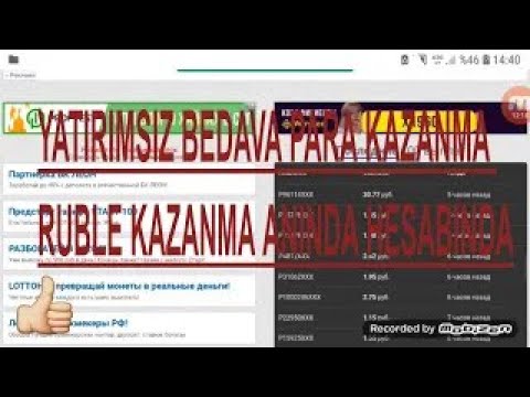 BEDAVA RUBLE KAZANMA SİTESİ ANINDA ÖDEME 2024 internetten para kazanma yatırımsız ruble kazanma