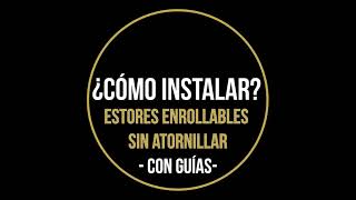 ¿Cómo medir e instalar nuestros ESTORES SIN ATORNILLAR? Te lo contamos 🎥