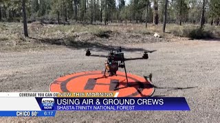 Drones drop 'ping-pong ball' fire starters in 248-acre McCloud burn