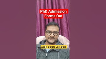 PhD Admission Forms Out !! #shorts #phdadmission #phdadmission2025 #jnu #jnuphd #ugcnet2025 #ugc