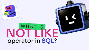 What is NOT LIKE operator in SQL?