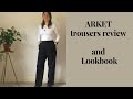 Arket trousers review and lookbook