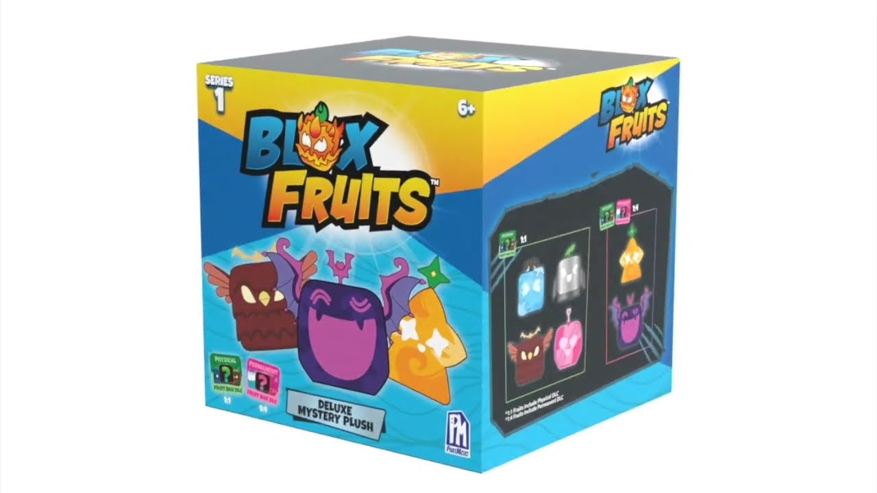 BLOX FRUITS - Mystery Fruit Plush (4 Collectible Plush, Series 1) – Blox  Fruits