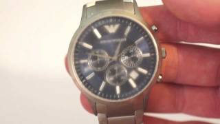 emporio armani chronograph men s watch