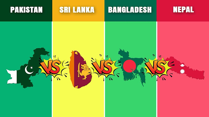 Pakistan vs Sri Lanka vs Bangladesh vs Nepal | Country Comparison | Data Around The World