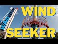 Windseeker kings island swing ride  review t5 the traveler featuring becky the trekkie