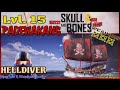 Skull and Bones ☠️ Padewakang Upgraded Max Lvl. 15 🔥 HELLDIVER Shipbuild Guide