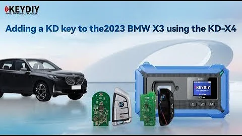 How to use KEYDIY KD X4 Add 2023 BMW X3 G series BDC3 key