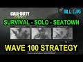 COD:MW3 Seatown WAVE-100 SOLO Survival Strategy.