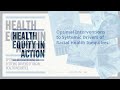 Health Equity in Action Summit – Welcome by Melissa Bishop-Murphy