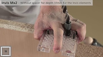Lamello Invis Mx2 : Joining with the Invis system 2 -  90 Butt joint  overview
