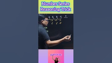 Number series Reasoning Short Tricks🔥#ssccgl #ssc #sscchsl #sscgd #sscmts #shorts #shortsfeed