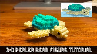 Sea Turtle - 3-D Perler Bead Model Tutorial screenshot 2
