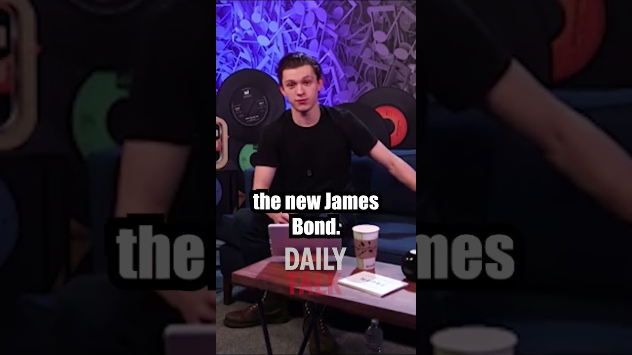 Tom Holland wants to be James Bond! #shorts #celebrity #tomholland #marvel #funny #lol #interview
