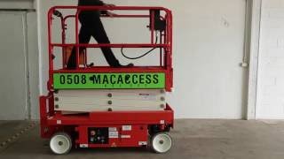 MAC training video  1930 Scissor Lift