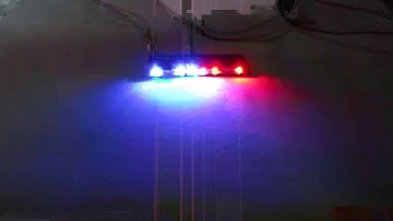 1/18 Scale Interior Random Flashing LED Lightbar for Custom Police Models (2020 Version)