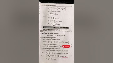 🥰🤗Mathematical methods previous year question papers 2020| Msc lll semester maths|Msc maths by Mansi