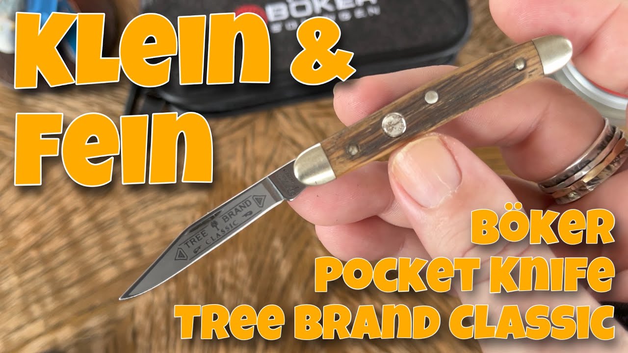 🚨 Klein & Fein — Böker Pocket Knife, C75, Tree Brand Classic