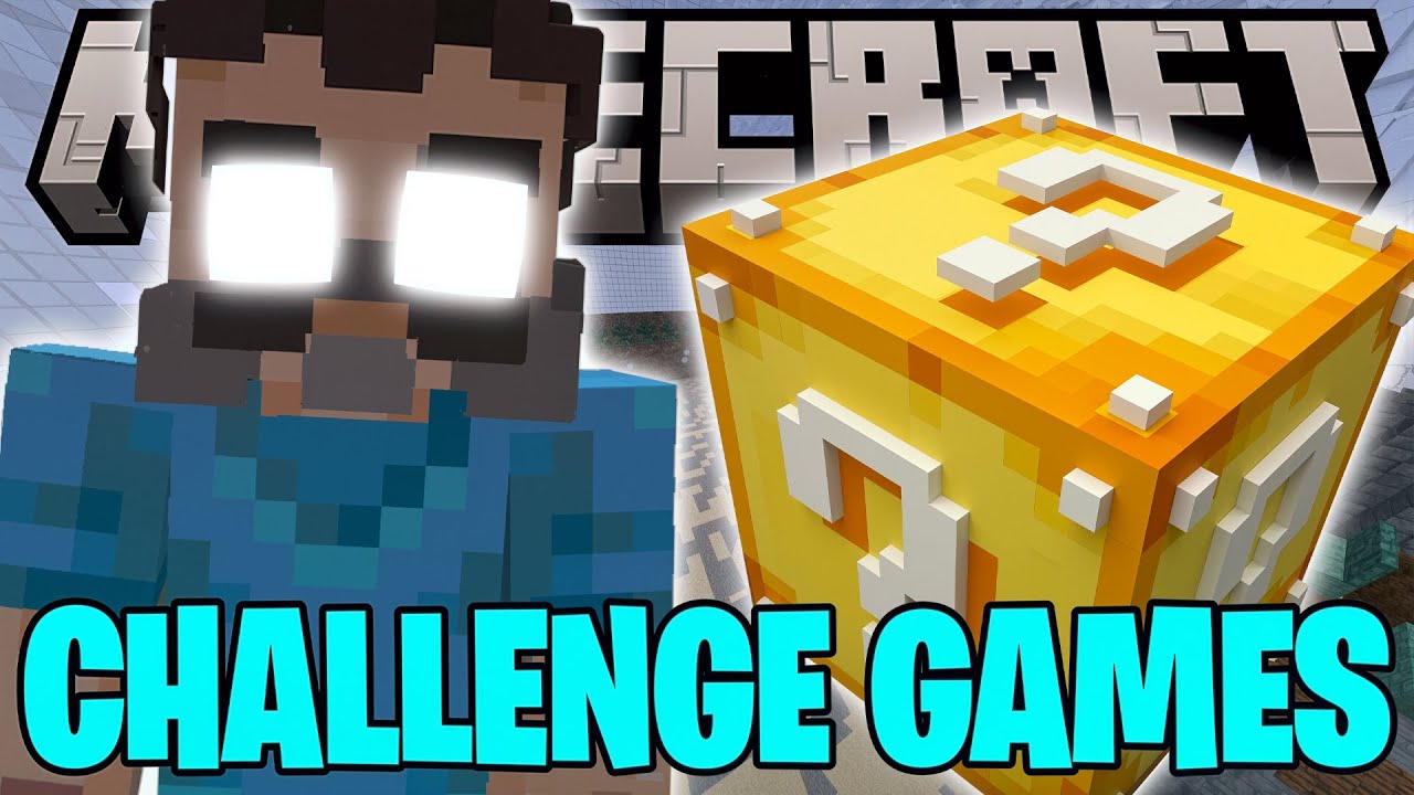 Minecraft: STEVE (JACK BLACK) CHALLENGE GAMES - Lucky Block Mod - Modded Mini-Game