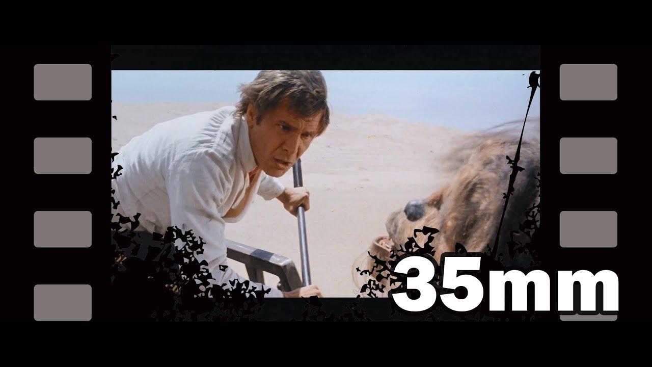 35mm film RETURN OF THE JEDI (1983) Grindhouse "Boba Fett's Jetpack/ Leia Kills Jabba/ Sarlacc Pit'"