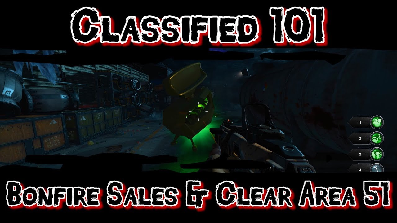 Zombies 101 :: Classified 101 :: Bonfire Sale & Clear Area 51 Tutorial