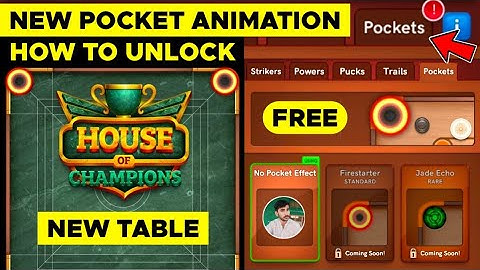 Carrom Pool New Item - New Update Pocket Animations - New Table - Jamot Gaming 