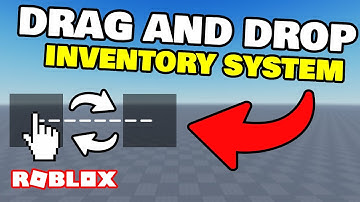 How to make a DRAG AND DROP INVENTORY SYSTEM in ROBLOX STUDIO!