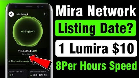 Update over opnames in de Mira Network Mining-app | Prijsvoorspelling Lumira Coin Claim | Snelhei...