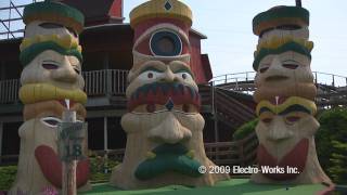 Talking Tiki Trees at Timber Falls Wisconsin Dells Mini Golf Course