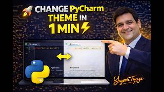 PyCharm Theme Change in 60 Seconds 🚀 | Make Your IDE Look Awesome