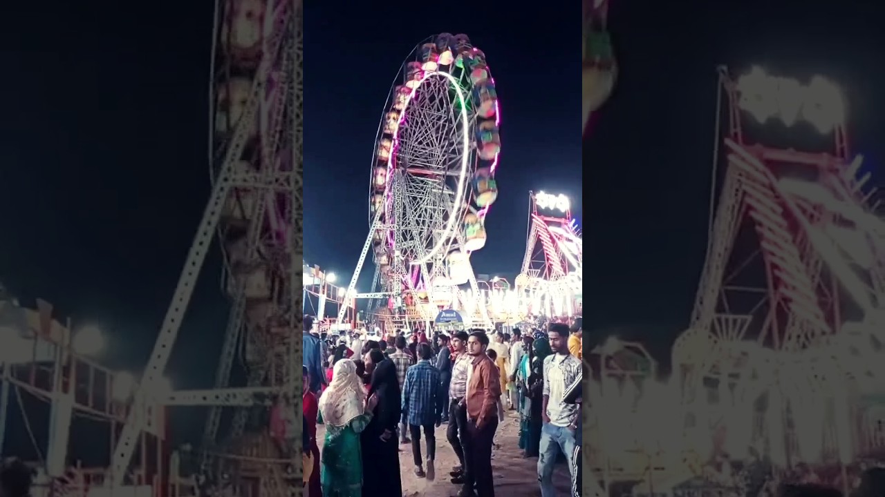 India mela swing light show fun and food mela short video 