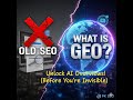 What is GEO? Simple Adjustments To Help You Dominate AI Search in 2025 And Beyond